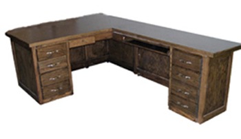 Right-Hand Executive Desk With 60" Return