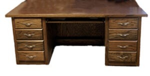 Credenza With File Drawers/Keyboard Pullout